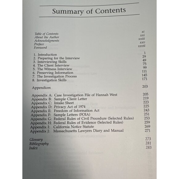 Interviewing and Investigation for Paralegals Ann M. Dobmeyer J. D. Dobmeyer SC - Picture 4 of 14